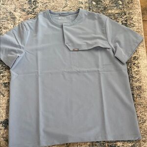 DUSTY BLUE FIGS TOP